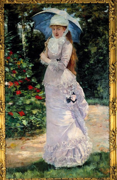 Retrato de Madame Valtesse de la Bigne de Henri Gervex