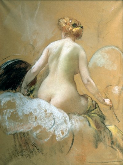 Boceto para un mural en el techo del Palacio del Elíseo no realizado, finales del siglo XIX principios del siglo XX de Henri Gervex