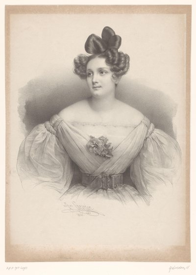 Retrato de Madame Nolté de Henri Grevedon