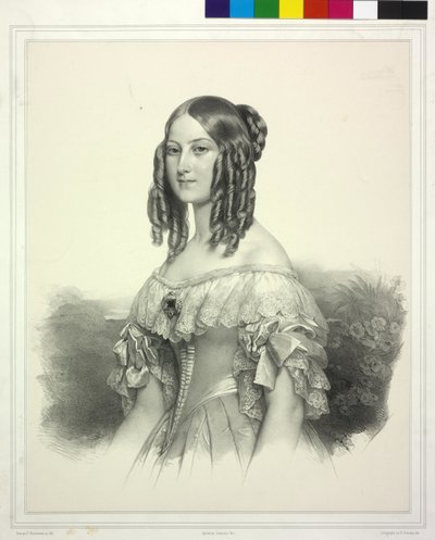 Princesa de Sajonia-Coburgo-Gotha Victoria de Henri Grevedon