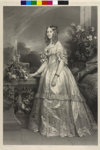 Princesa de Sajonia-Coburgo-Gotha Victoria de Henri Grevedon