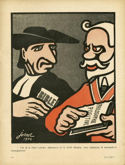 El plato de mantequilla, número 169, satírico en color de Henri Gustave Jossot
