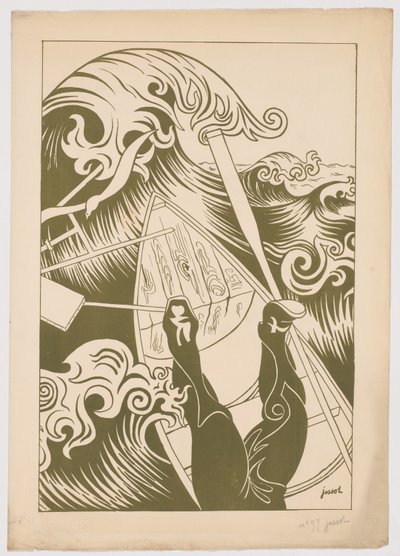 La Ola (La vague) de Henri Gustave Jossot