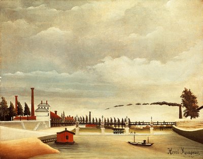 Orillas del Sena de Henri J.F. Rousseau