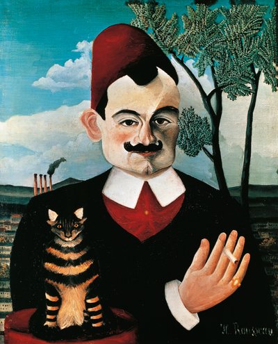 Retrato de Pierre Loti, seudónimo de Louis Marie Julien Viaud, escritor francés de Henri J.F. Rousseau