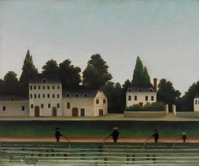 Paisaje con Pescador, 1909 de Henri J.F. 1844 1910 Rousseau