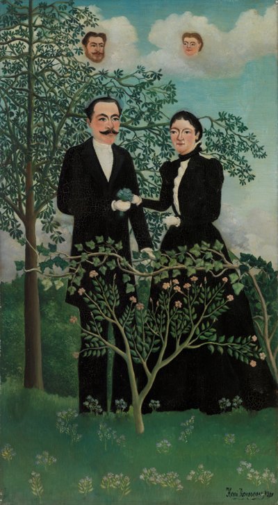 Pasado y presente, 1899 de Henri J.F. 1844 1910 Rousseau