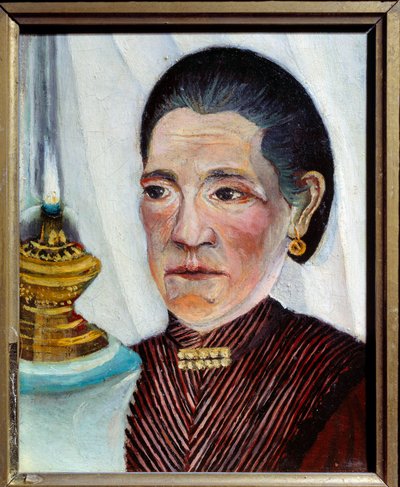 Retrato de la segunda esposa del artista de Henri J.F. Rousseau