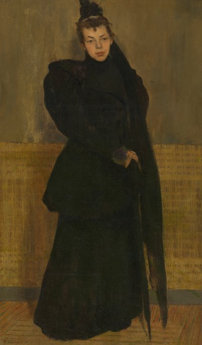 Louise de luto de Henri Jacques Edouard Evenepoel