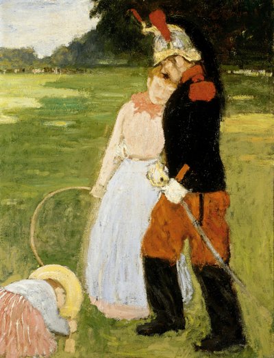 Domingo en el Bois de Boulogne de Henri Jacques Edouard Evenepoel