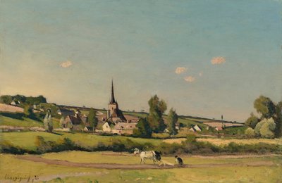 Vista de Saint Privé de Henri Joseph Harpignies