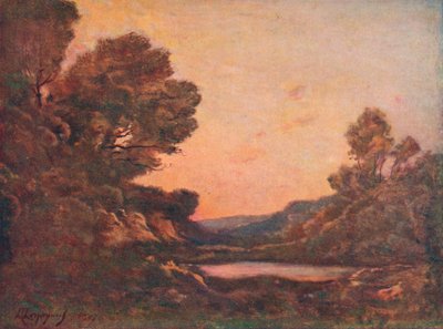 Coucher Du Soleil, 1907 de Henri Joseph Harpignies