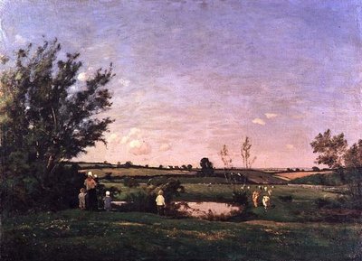 Alrededores de San Pedro, Yonne de Henri Joseph Harpignies