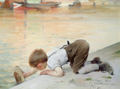 En el muelle de Henri Jules Jean Geoffroy
