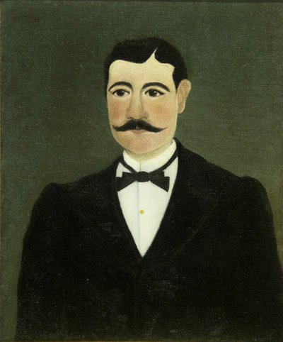 Retrato de Frumence Biche en ropa civil, ca 1891 de Henri Julien Félix Rousseau