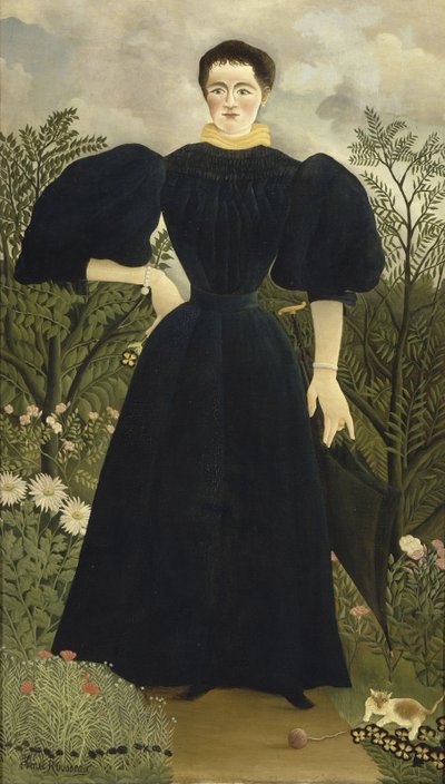 Retrato de Madame M, 1895-1897 de Henri Julien Félix Rousseau