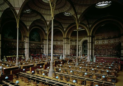 Interior de la Salle des Imprimés, 1868 de Henri Labrouste