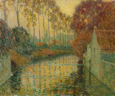 Canal en Otoño (Gisors) de Henri Le Sidaner