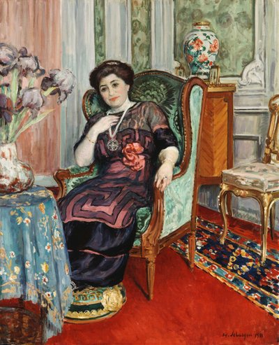 Una Mujer Sentada en una Silla, 1911 de Henri Lebasque
