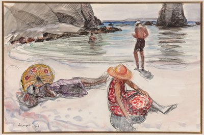 Península de Crozon, Playa de Portzic, 1924 de Henri Lebasque