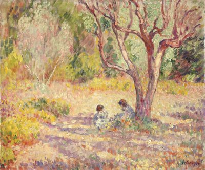 Juegos a la sombra del jardín de Henri Lebasque