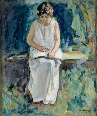 Niña leyendo de Henri Lebasque
