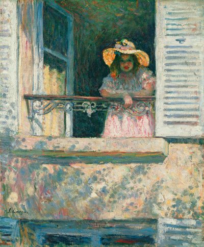 Niña en la ventana, c. 1903-1904 de Henri Lebasque