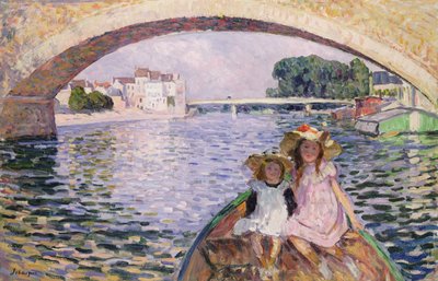 En el bote, 1903 de Henri Lebasque