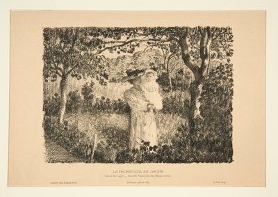 El paseo en el jardín de Henri Lebasque
