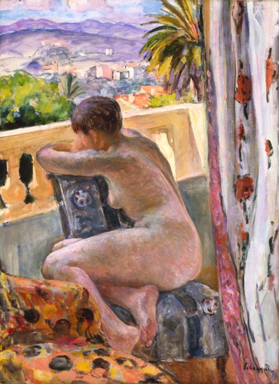 Desnudo en la ventana (óleo sobre lienzo) de Henri Lebasque