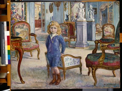 Paul de Camondo en el Hotel de Camondo, 1910 de Henri Lebasque