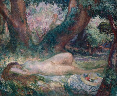Ninfa Durmiente de Henri Lebasque