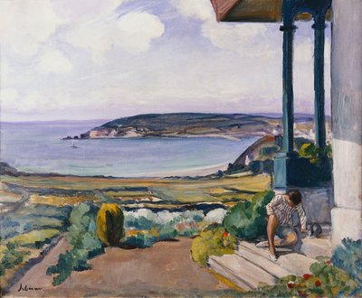El jardín en la bahía de Morgat, 1924 de Henri Lebasque