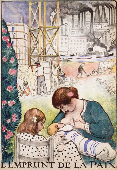 El Préstamo de la Paz - cartel de Henri Lebasque (1865-1937) de Henri Lebasque