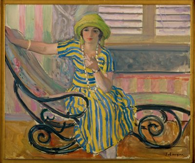 El cigarrillo (pintura sobre lienzo) de Henri Lebasque