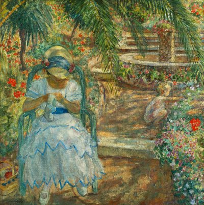 Bajo las palmeras de Henri Lebasque