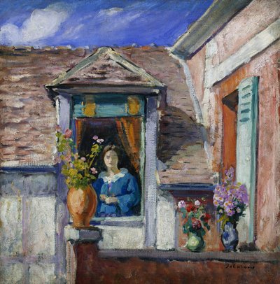 Mujer en la Ventana de Henri Lebasque