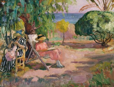 Mujeres Cosiendo de Henri Lebasque