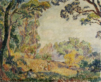 Mujeres y niñas en el campo, 1906 de Henri Lebasque