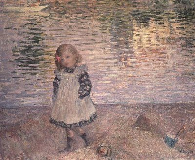 Joven en la playa de Henri Lebasque