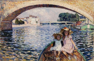 Jóvenes en una barca, 1903 de Henri Lebasque