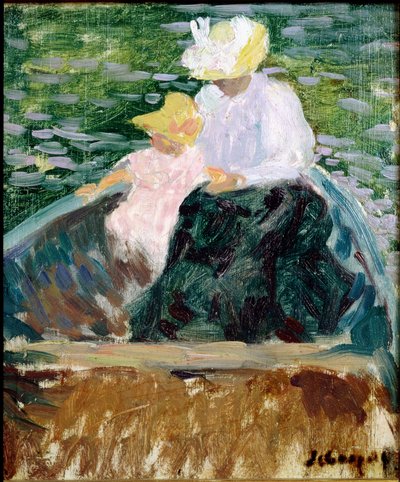 en el barco de Henri Lebasque