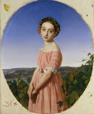 Faustine Léo 1832-1865, 1842 de Henri Lehmann