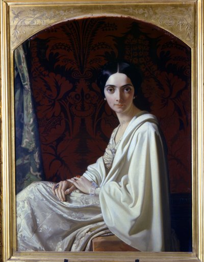 Marquesa Cristina Trivulzio, Princesa de Belgiojoso de Henri Lehmann