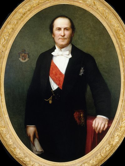 Retrato de Georges-Eugène Barón Haussmann 1809-1891, ca 1860 de Henri Lehmann