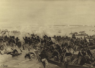 Batalla de Aboukir, 1801 de Henri Louis Dupray