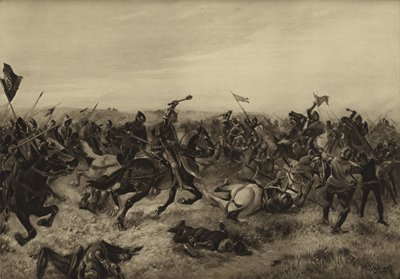 Batalla de Agincourt; 1415 de Henri Louis Dupray