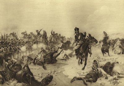 Batalla de Fuentes de Oñoro, 1811 (grabado) de Henri Louis Dupray