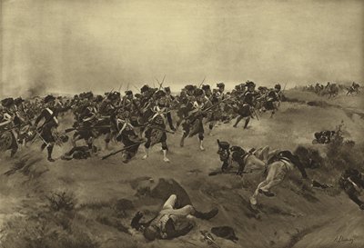 Batalla de Quatre Bras, 1815 de Henri Louis Dupray