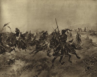 Batalla de los Espolones, 1513 de Henri Louis Dupray